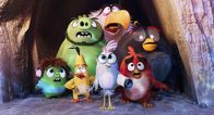 Angry Birds 2 – (L to R, front to back) Courtney (Awkwafina), Chuck (Josh Gad), Silver (Rachel Bloom), Red (Jason Sudeikis), Leonard (Bill Hader), Mighty Eagle (Peter Dinklage) and Bomb (Danny McBride) in Columbia Pictures and Rovio Animations' ANGRY BIRDS 2.