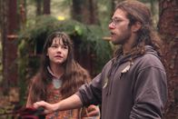 Alaskan Bush People – Bam Brown talking while Rain Brown looks on.