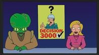 Futurama – L-R: Morbo, Linda