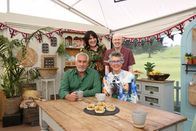 Das große Backen - UK – (v.l.n.r.) Paul Hollywood; Noel Fielding; Prue Leith; Matt Lucas