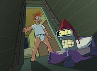 Futurama – Fry (l.); Bender (r.)