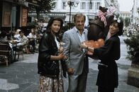 Fröhliche Ostern – (v.l.n.r.) Julie (Sophie Marceau); Stephane Margelle (Jean-Paul Belmondo); Sophie Margelle (Marie Laforêt)