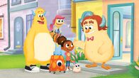 Esme & Roy – Papa Ooga und Fee begrüßen die drei Monstersitter.