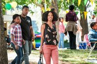 All American – Jalyn Hall (Dillon James), Daniel Ezra (Spencer James), Karimah Westbrook (Grace James).