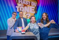 Hast du Töne? – (v.l.n.r.) Rick Kavanian; Matthias Opdenhövel; Caroline Frier; Riccardo Simonetti