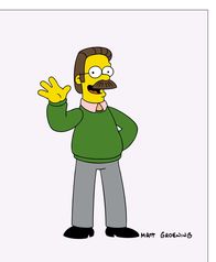Die Simpsons – (13. Staffel) - Manchmal gewöhnungsbedürftig: Nachbar der Simpsons Ned Flanders.