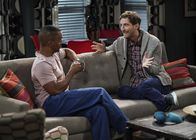 B Positive – Gideon (Darryl Stephens, l.); Drew Dunbar (Thomas Middleditch, r.)