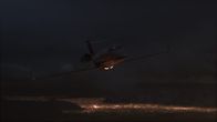 Mayday - Alarm im Cockpit – The Learjet 45 flies above Mexico City.