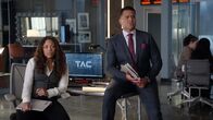 Bull – "Missing" - Bull aims to convince a jury to put the law aside when he represents a woman guilty of kidnapping her niece years ago to stop the girl\'s father from abusing her. During jury selection, Bull looks for people who believe that when his client abducted her niece, she was saving the young girl\'s life, on BULL, Monday, March 9 (10:00-11:00 PM, ET/PT) on the CBS Television Network. Pictured L-R: Jaime Lee Kirchner as Danny James and Chris Jackson as Chunk Palmer Photo: CBS