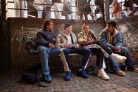 KEKs – (v.l.n.r.) Younes (David Ali Rashed); Rocky (Vito Sack); Shirin (Manal Raga a Sabit); Amadou (Aaron Maldonado-Morales)