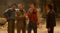 Free Fire – L-R: Bernie (Enzo Clienti), Frank (Michael Smiley), Stevo (Sam Riley), Chris (Cilian Murphy)