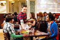 The Big Bang Theory – L-R: Howard (Simon Helberg), Sheldon (Jim Parsons), Rajesh (Kunal Nayyar).