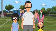Bob's Burgers – Vorne, l-r: Tina, Bob, Louise