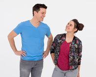Die Beni Challenge – L-R: Benedikt Weber und Nathalie