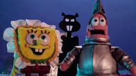 SpongeBob Schwammkopf – L-R: SpongeBob, Sandy, Patrick