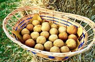 Zu Tisch ... – Diese Arancini sind Teigbällchen aus Dinkel mit Fleischfüllung.