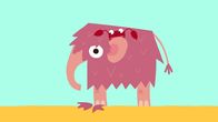 Animanimals – Die Krabbe schneidet dem kleinen Mammut die Haare.
