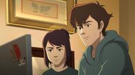 Pantheon – Maddie Kim (l.); Caspian (r.)