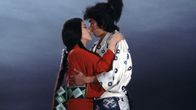 Ninja Wars – L-R: Ukyodayu (Noriko Watanabe) and Jotaro Fuefuki (Hiroyuki Sanada).