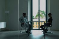 Alive and Kicking – L-R: Doctor Del Álamo (Alex Brendemühl) and Mickey L'Angelo (Álvaro Requena