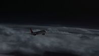 Mayday - Alarm im Cockpit – Front view of plane flying, CGI Still