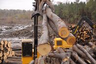 Holzfäller extrem – Loaders stacking logs.