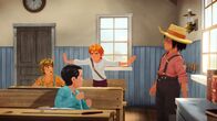 Tom Sawyer – Tom zettelt einen Schulstreik an.