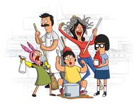 Bob's Burgers – (7. Staffel) - Bob's Burgers - (v.l.n.r.) Louise; Bob; Gene; Linda; Tina