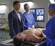 Navy CIS – Müssen einen neuen Fall aufklären: Tony (Michael Weatherly, l.), Ducky (David McCallum, r.) und Jimmy (Brian Dietzen, M.) ...