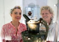 Silvia kocht – Silvia Schneider mit Brigitte Winkler im Keltenmuseum Hallein.