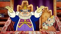Die Patrick Star Show – Jolly King Pork Chop (l.), Princess Hamhock (r.)