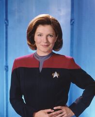 Star Trek - Raumschiff Voyager – Captain Janeway (Kate Mulgrew).