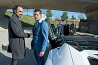 Tatort (Das Erste) – Von links: Konsul Abdel Saleh (Samir Fuchs), Nasir (Yasin el Harrouk), Kriminalhauptkommissar Ivo Batic (Miroslav Nemec), Staatsanwältin Anja Berger (Christina Hecke ) und Kriminalhauptkommissar Franz Leitmayr (Udo Wachtveitl).