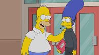 Die Simpsons – Homer (l.); Marge (r.)