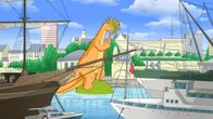 Tom – Neugierig erreicht Tom auf seiner kleinen Insel den Hamburger Hafen.Â