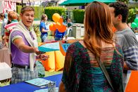 The Goldbergs – (v.li.) Mason Dye (Rick Kentwood), Hayley Orrantia (Erica Goldberg), Troy Gentile (Barry Goldberg).