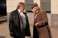 Rentnercops – ARD PROGRAMMDIREKTION, RENTNERCOPS, neue Vorabendserie (8 Folgen), Folge 2 "Solang man Träume noch leben kann"50 Uhr im Ersten. Edwin (Tilo Prückner, r.) und Günter (Wolfgang Winkler, l.) streiten sich.