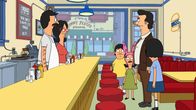 Bob's Burgers – v.li.: Bob, Linda, Gene, Louise, Sergeant Bosco, Tina