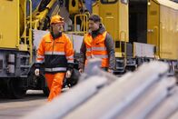 Einstein – Einstein Unfall im Gotthard Basistunnel: Wie wird die Bahn sicherer? Tobias Müller mit Gianluca Fontana, SBB-Projektleiter für die Reparatur des Gotthard-Basistunnels Copyright: SRF