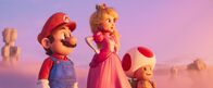Der Super Mario Bros. Film – L-R: Mario, Prinzessin Peach, Toad