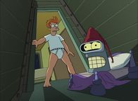 Futurama – Fry (l.); Bender (r.)