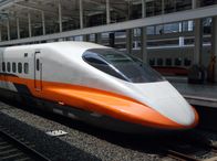 Mit dem Zug ... – 30 dieser Shinkansen sind in Taiwan im Einsatz.