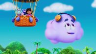 Dora – Oben, v.li.: Uni, Boots, Benny, Dora