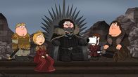 Family Guy – (v.l.n.r.) Chris Griffin; Lois Griffin; Peter Griffin; Brian Griffin; Joe Swanson
