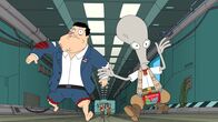 American Dad! – L-R: Stan, Roger