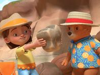 Paddingtons Abenteuer – v.li.: Judy Brown, Paddington