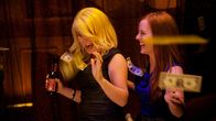 Hangover Girls – L-R: Janet Simmons (Crista Flanagan), Leslie (Samantha Colburn)
