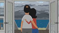 Bob's Burgers – Eigentlich hatten Bob (l.) und Linda (r.) auf eine schöne, entspannte Zeit am Meer gehofft, doch dann sorgt ein Sturm für Angst und Schrecken ...