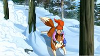 Lassie – Lassie und Zoe flüchten vor der Lawine.