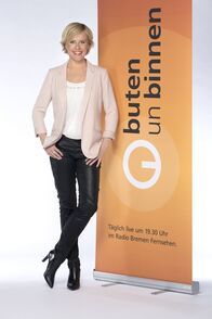 buten un binnen – Moderatorin des Radio Bremen-Fernsehregionalmagazins "buten un binnen"